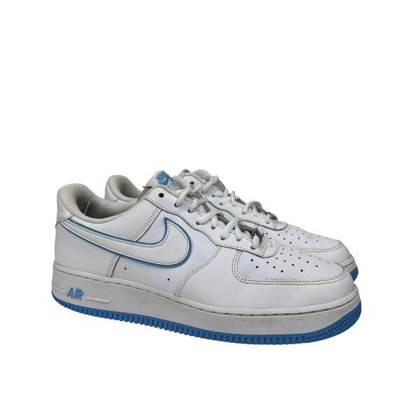 Nike Air Force 1 \'07 Low White University Blue Sole Sneakers Shoes Men\'s 9.5 main image 11